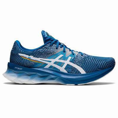 Férfi Asics Novablast Futócipő AS4321675 Kék/Fehér